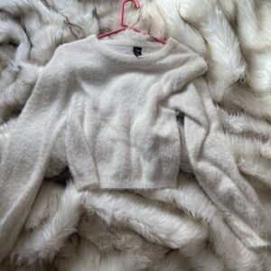 Windsor Cream Fuzzy Sweater
